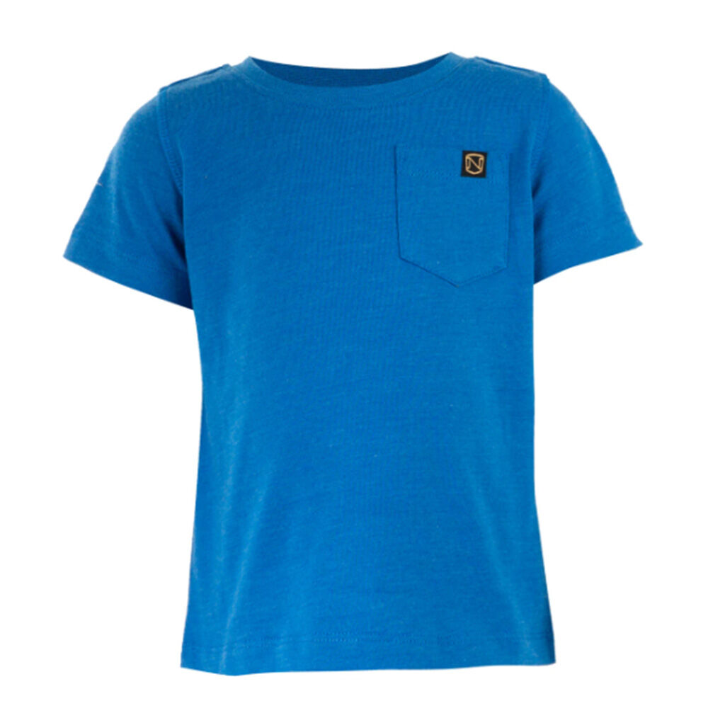image of Kid's Best Darn Short Sleeve Pocket Tee- Bright Blue Heather