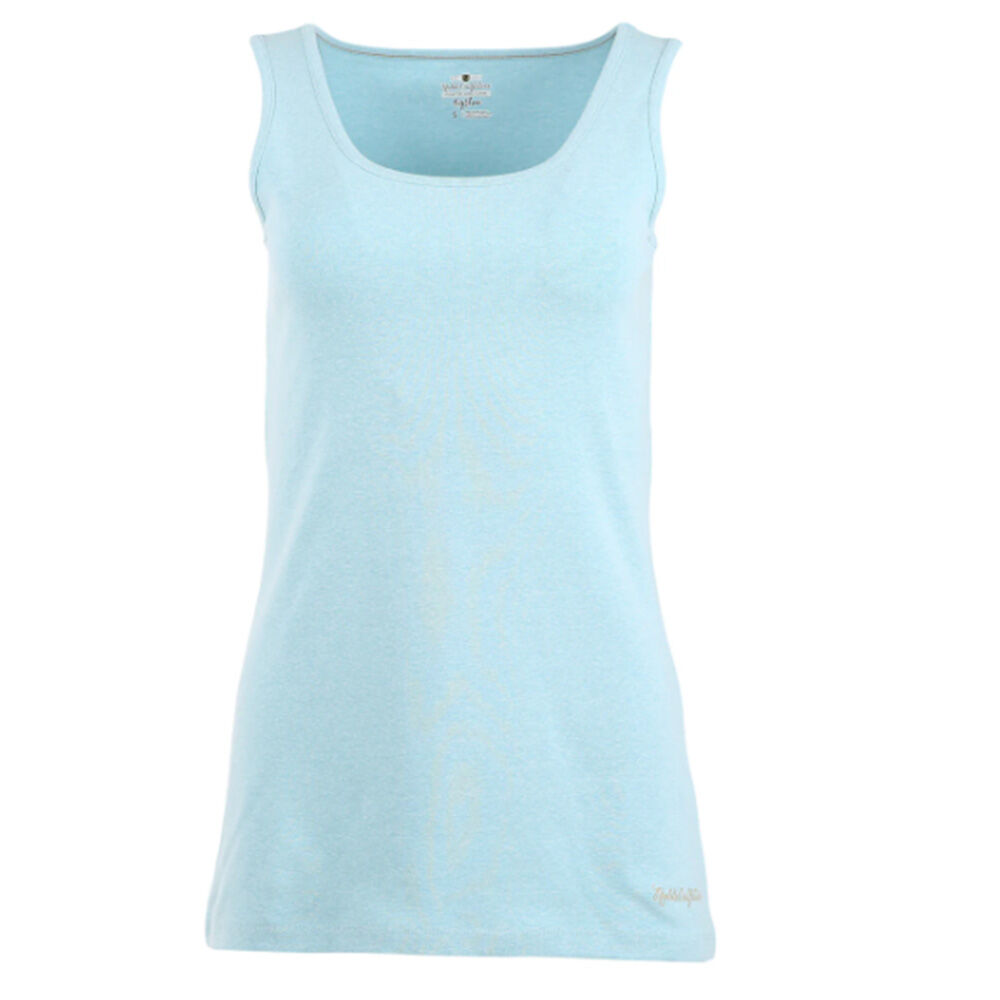 image of Women's Tug-Free Tank- Marine Heather
