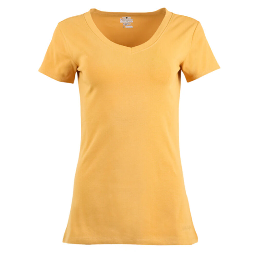 image of Women's Tug-Free V-Neck- Amber