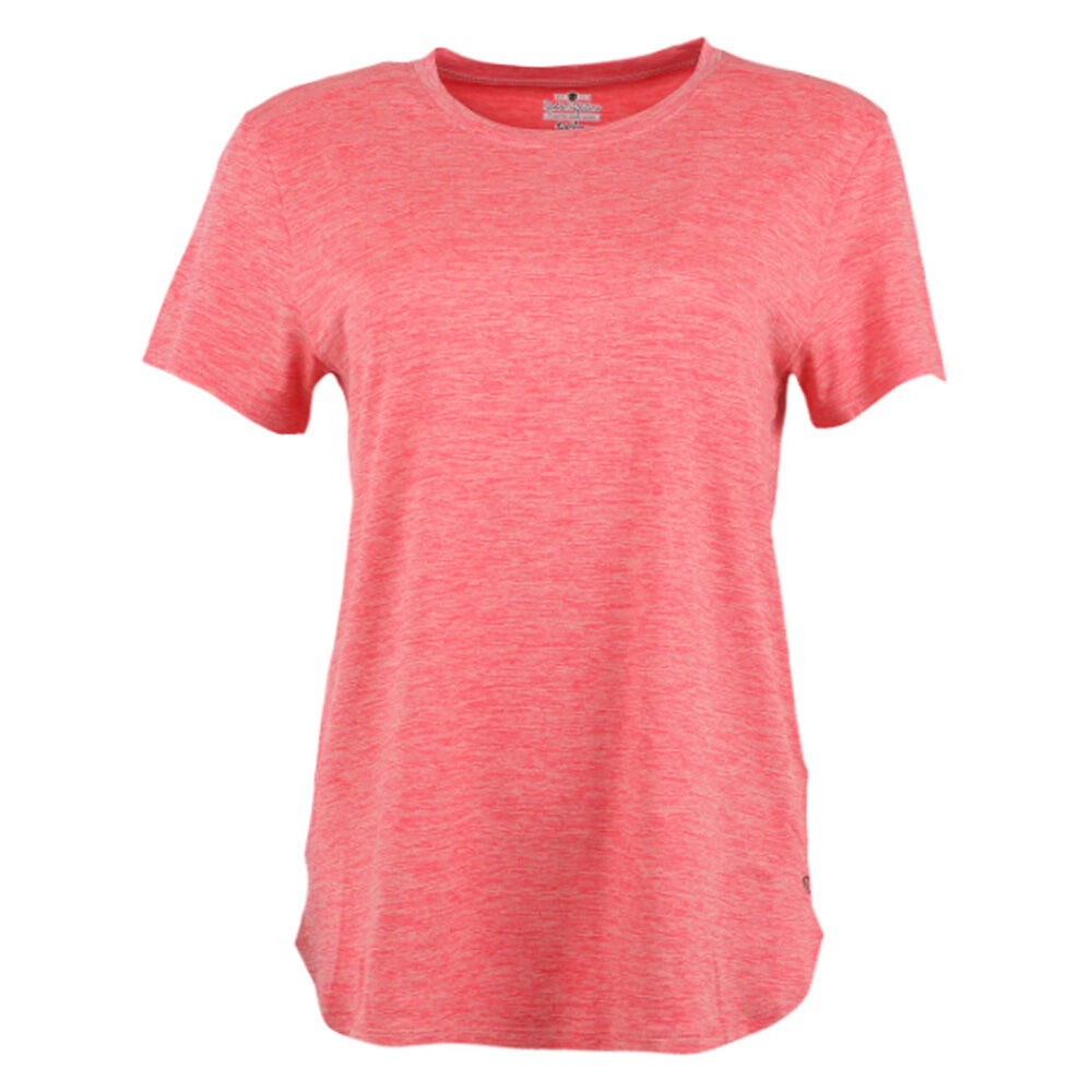 image of Women's Cool Flow Crew Neck Tee- Watermelon Heather