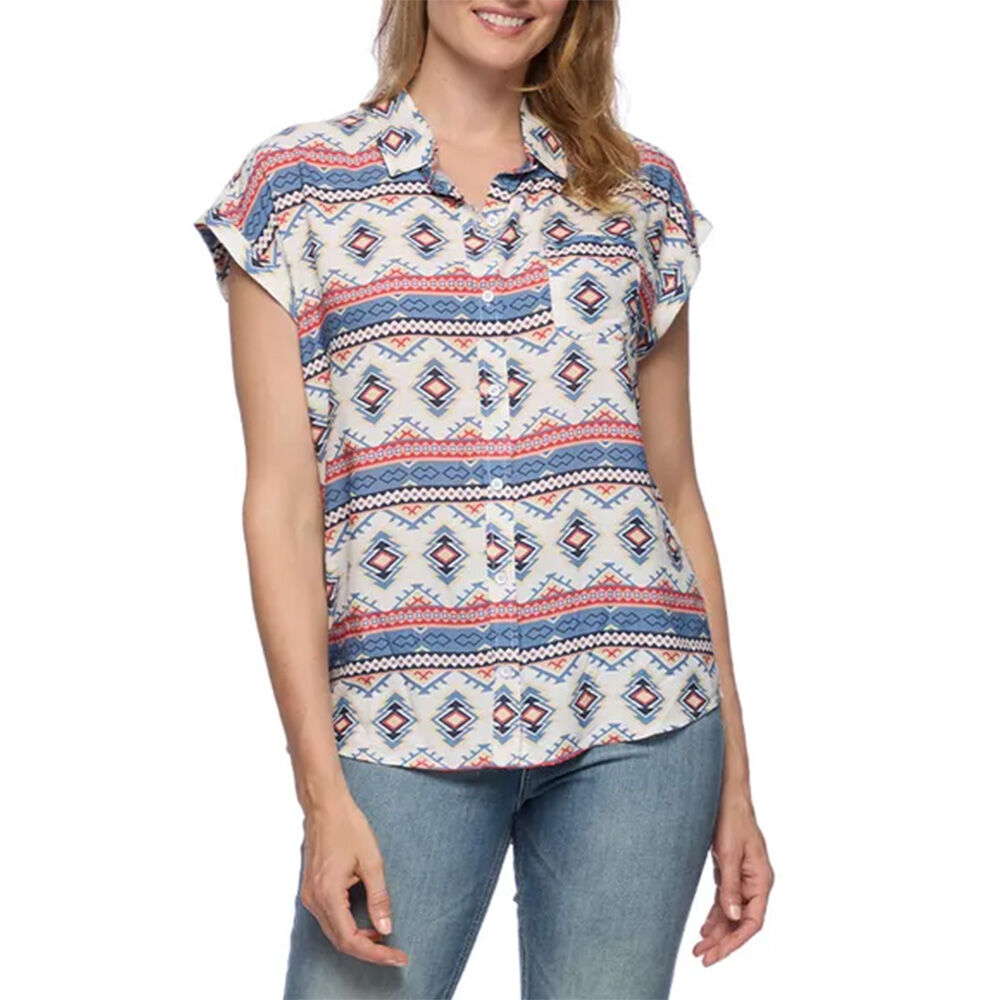 image of Women's Selma Shirt- Blue Multi