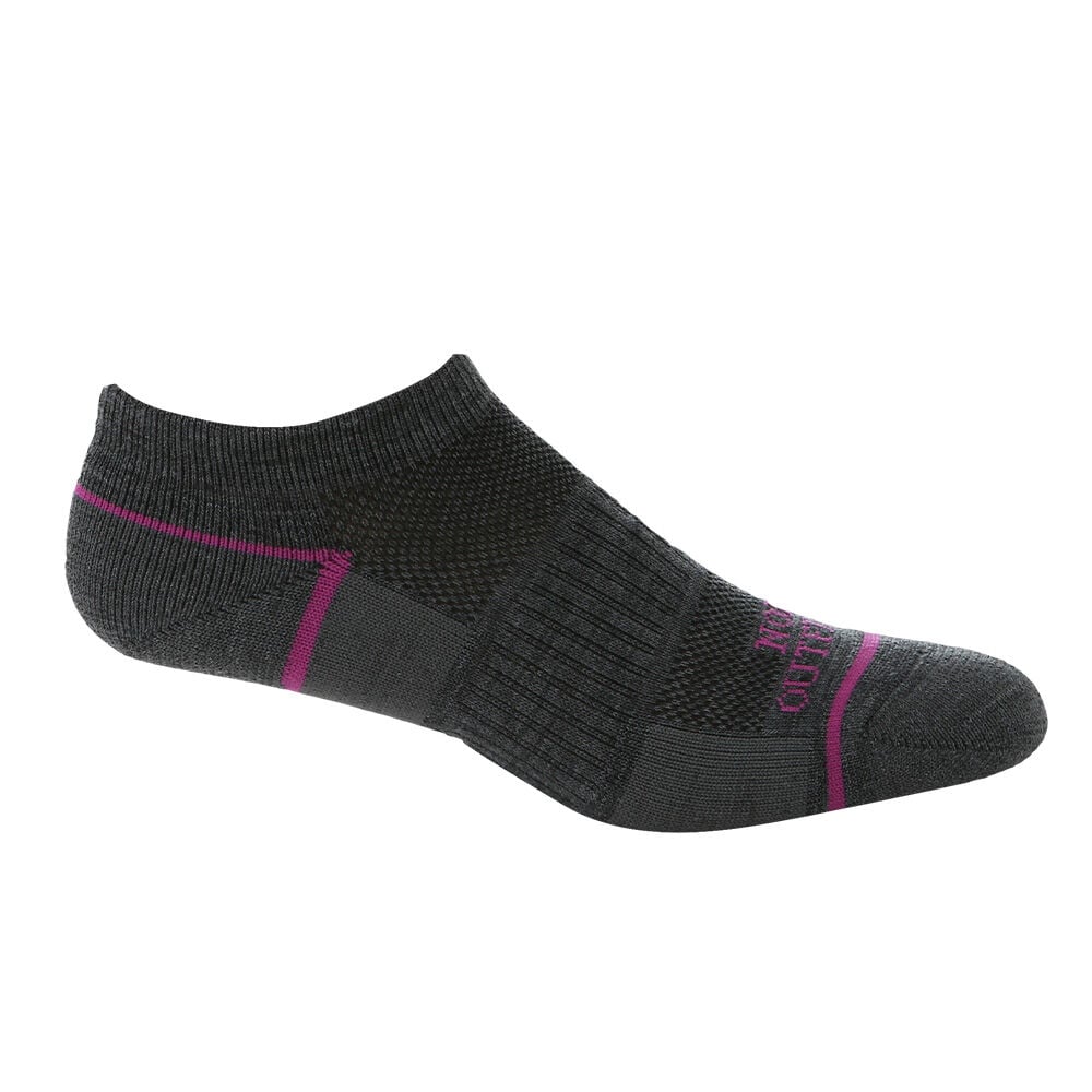 image of Women's Motion Merino Ankle Sock, 2 pk, Charcoal Heather