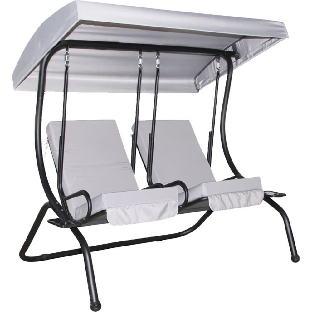 image of 2 Person Patio Swing with Canopy