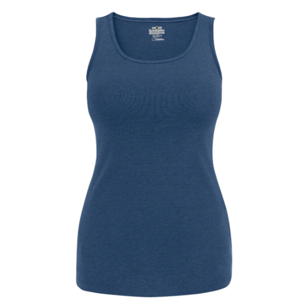 image of Women's Tug-Free Tank- Navy Heather