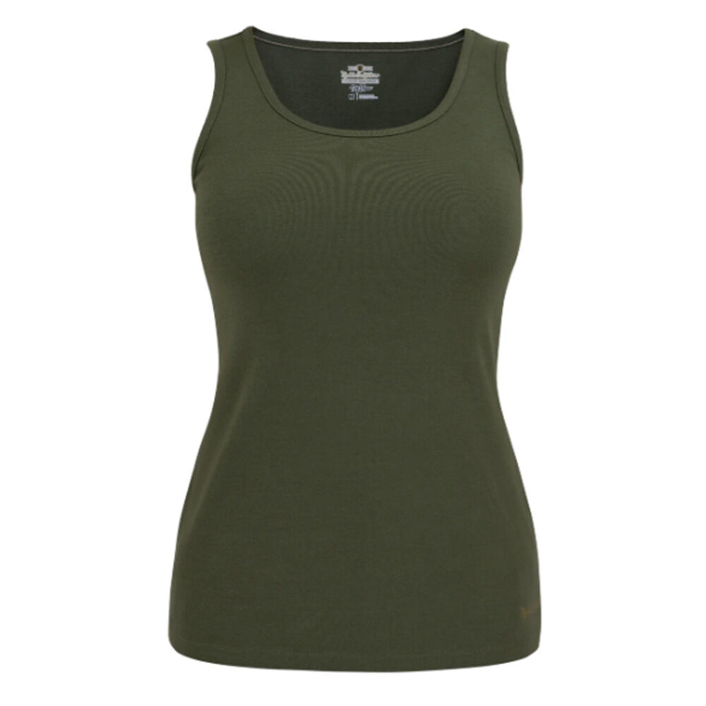 image of Women's Tug-Free Tank- Olive