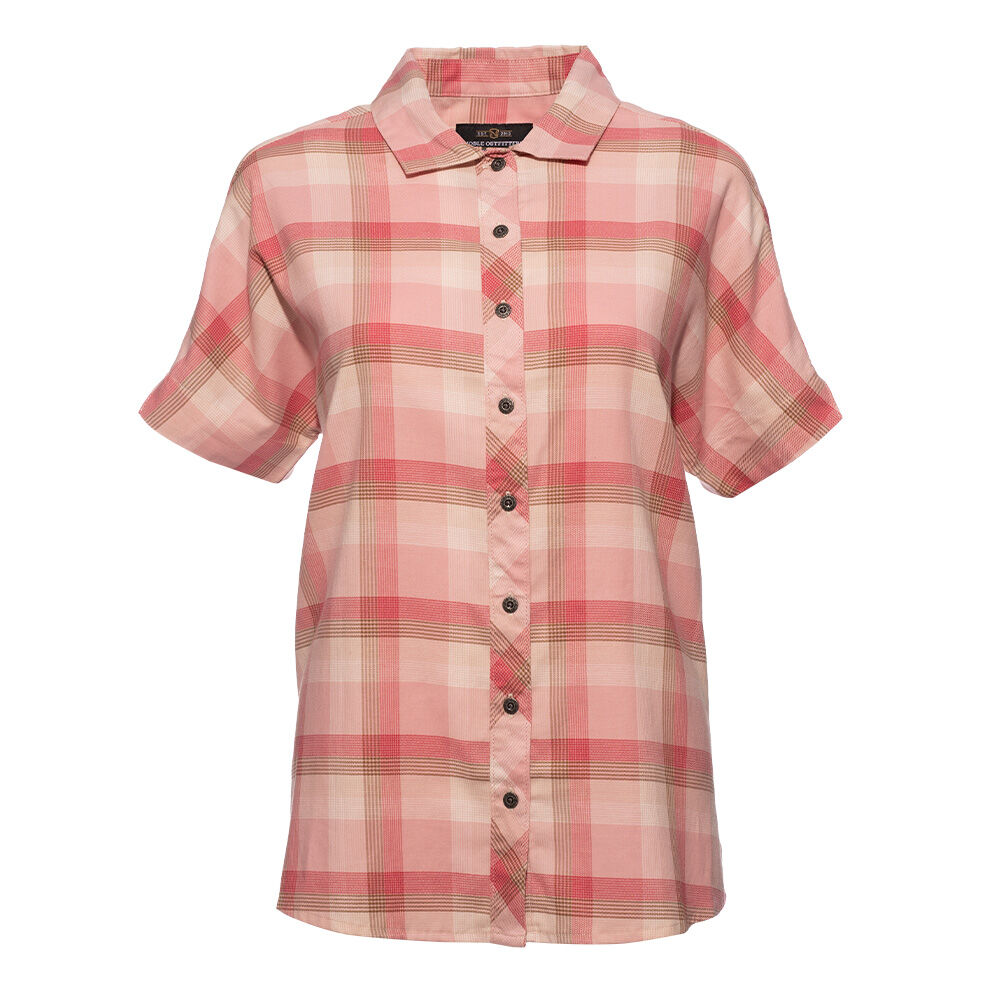 image of FullFlexx Drop Shoulder Short Sleeve Everyday Shirt 