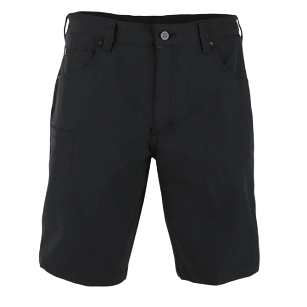 image of Men's FullFlexx Performance Stretch 6 Pocket Work Short- Black