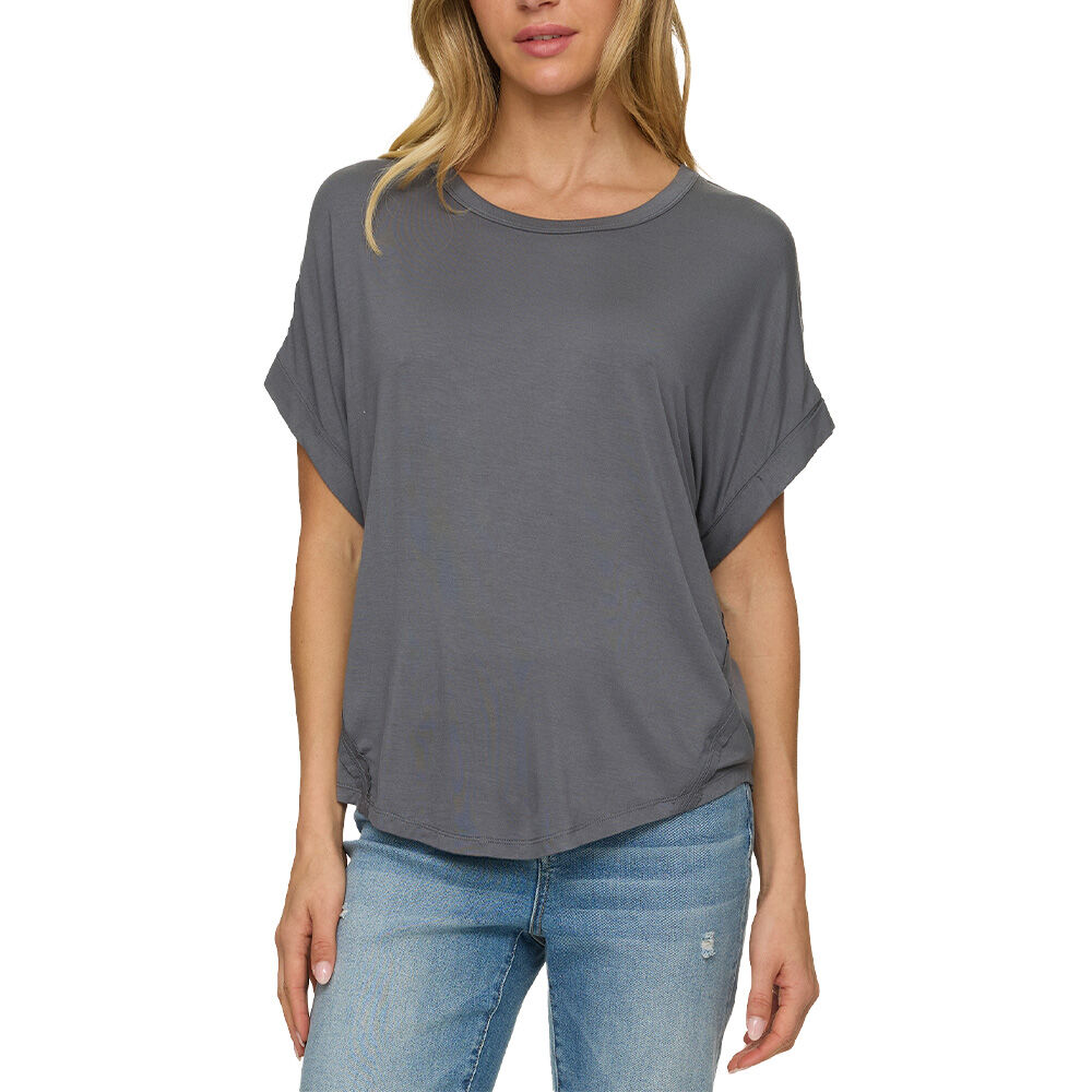 image of Women's Hannah Short Sleeve Shirt, Charcoal