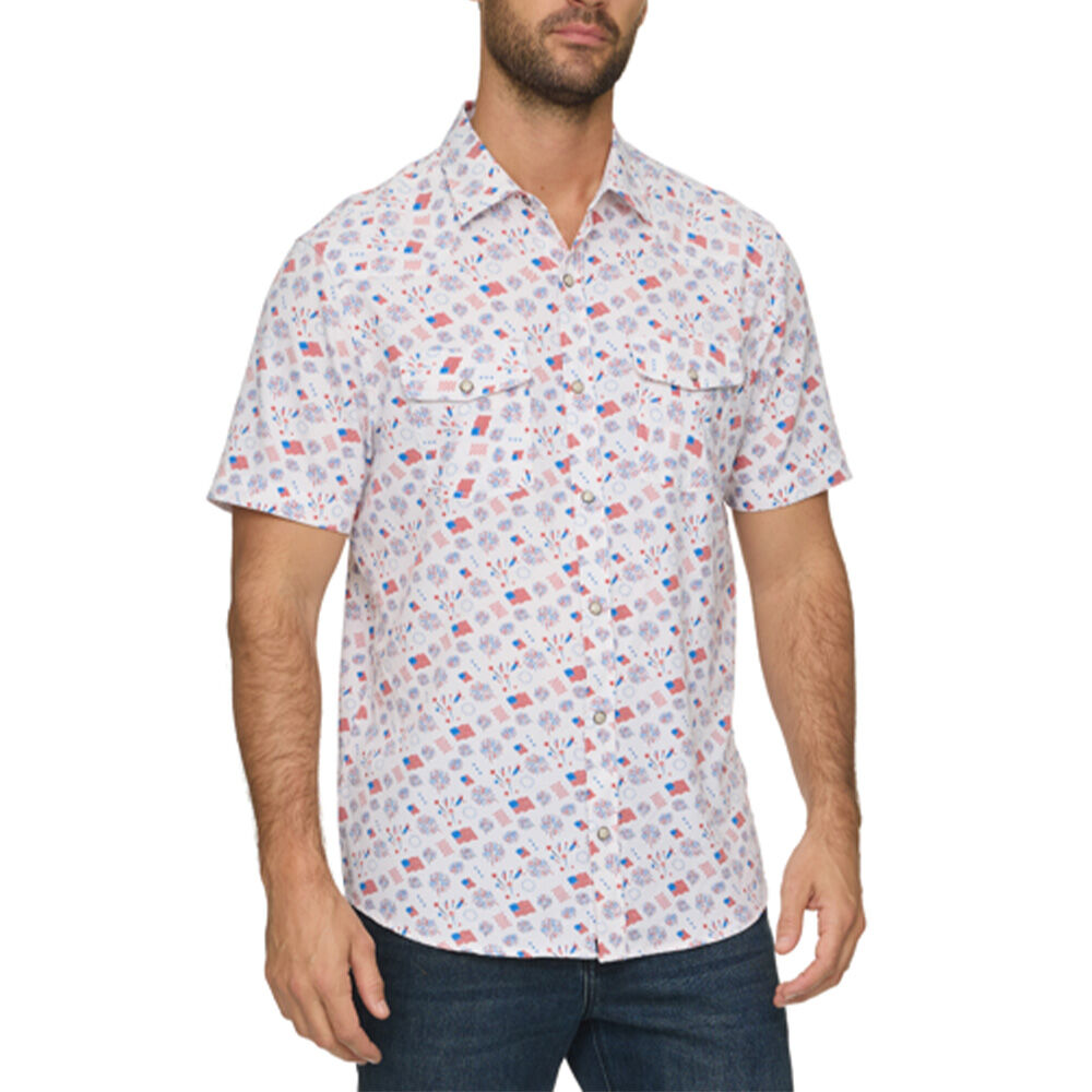 image of Threadgrit Men's Washington UPF Performance Western Shirt, S