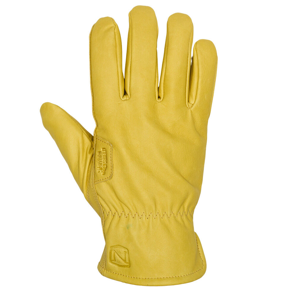 image of Men's Lined Water Resistant Leather Cowhide Work Glove