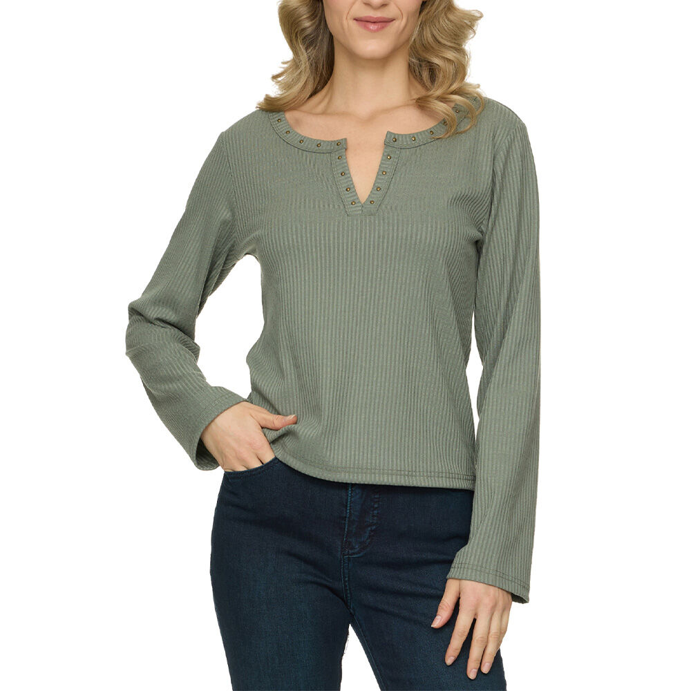 image of Women's Carley Long Sleeve Top, Sage