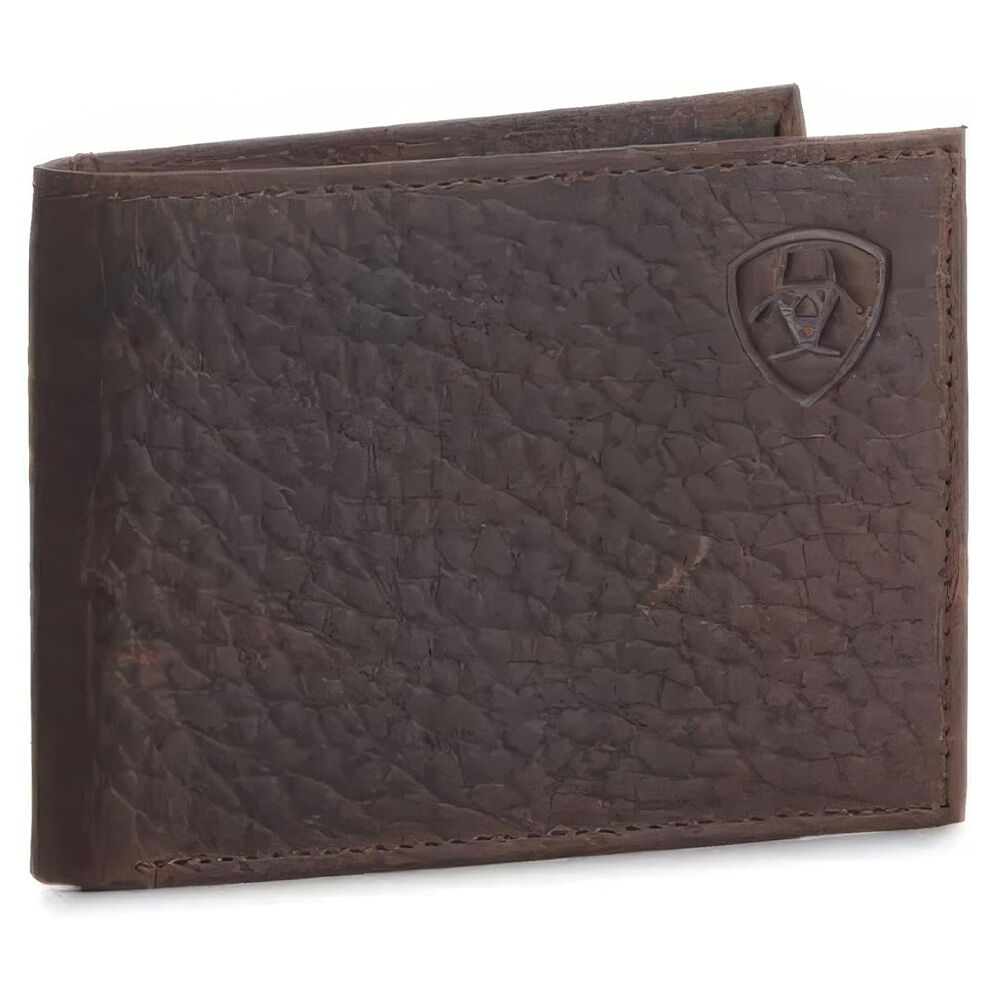 image of Men's Shield Logo Bifold Wallet