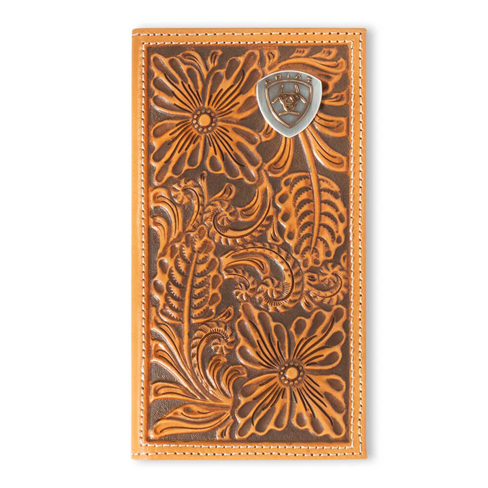 image of Men's Floral Embossed Rodeo Wallet