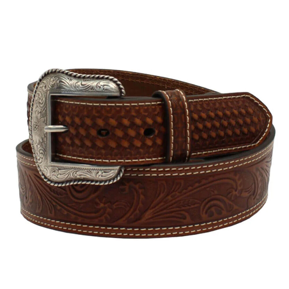 image of Men's Floral Tapered Belt