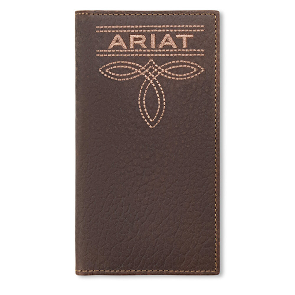 image of Men's Leather Toe Bug Stitch Rodeo Bi-Fold Wallet