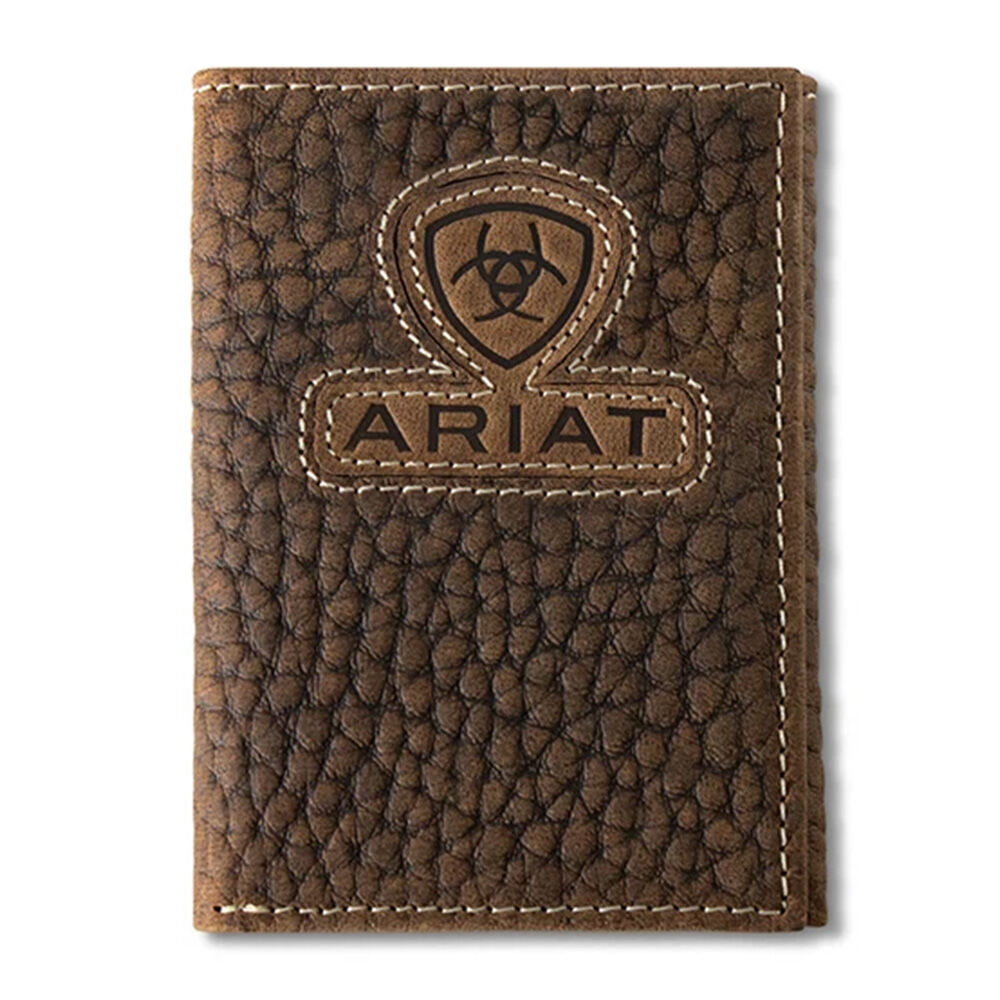image of Men's Inlay Patch Trifold Wallet