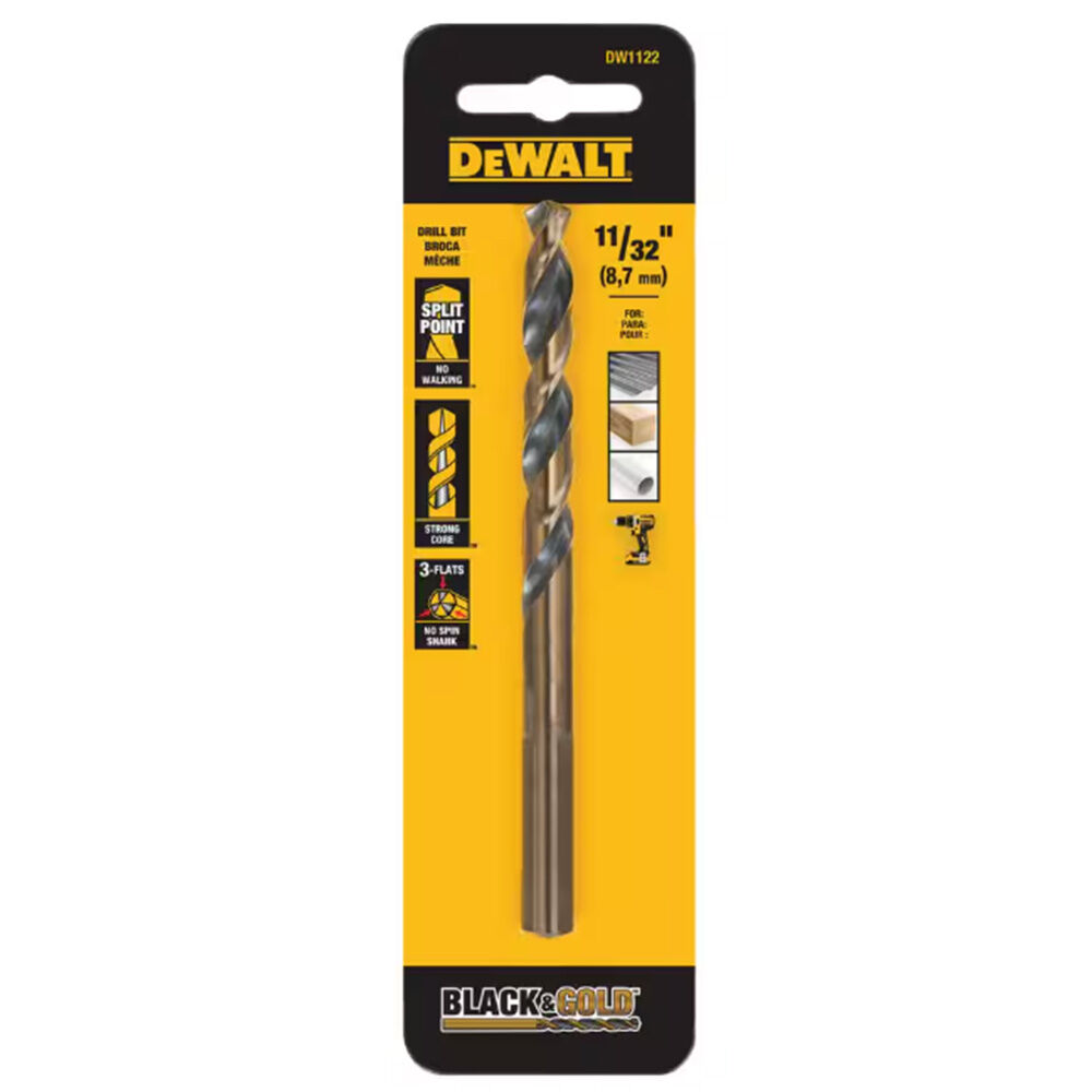 image of 11/32 in Black Oxide Split Point Drill Bit