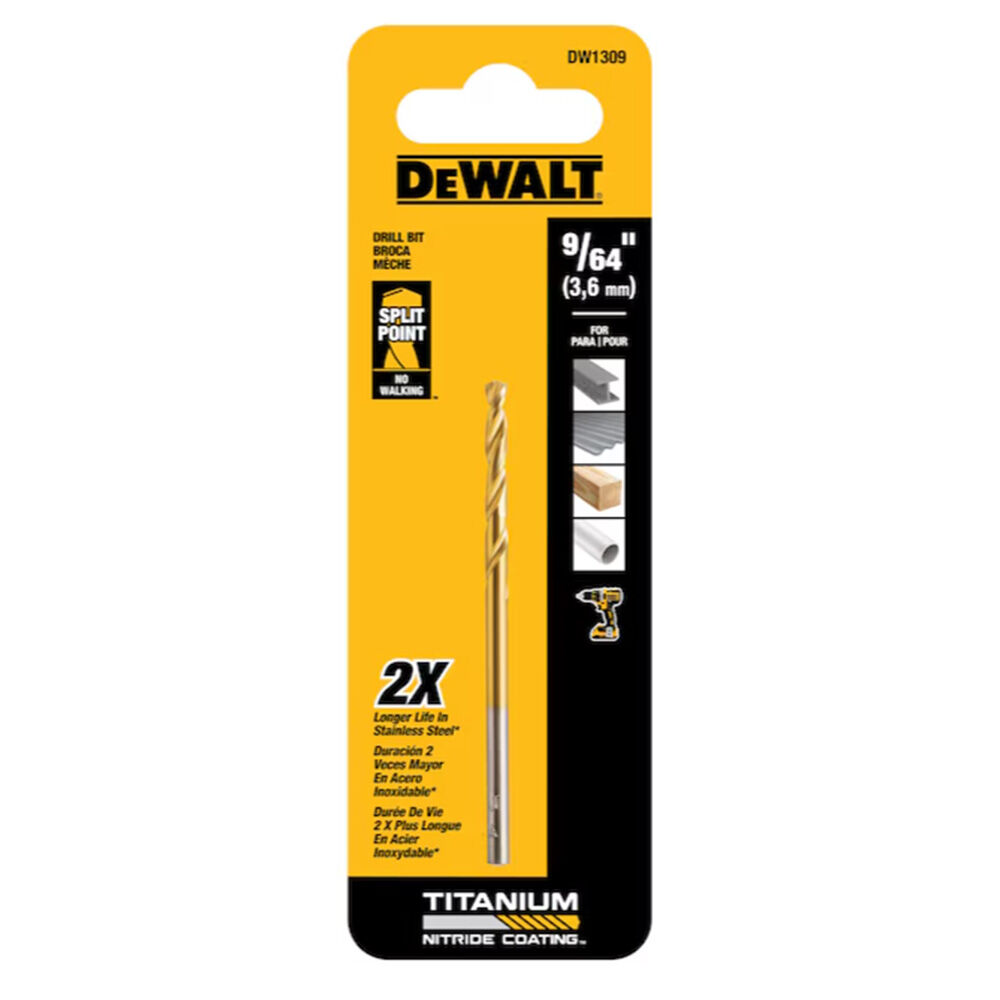 image of 9/64 in Titanium Twist Drill Bit