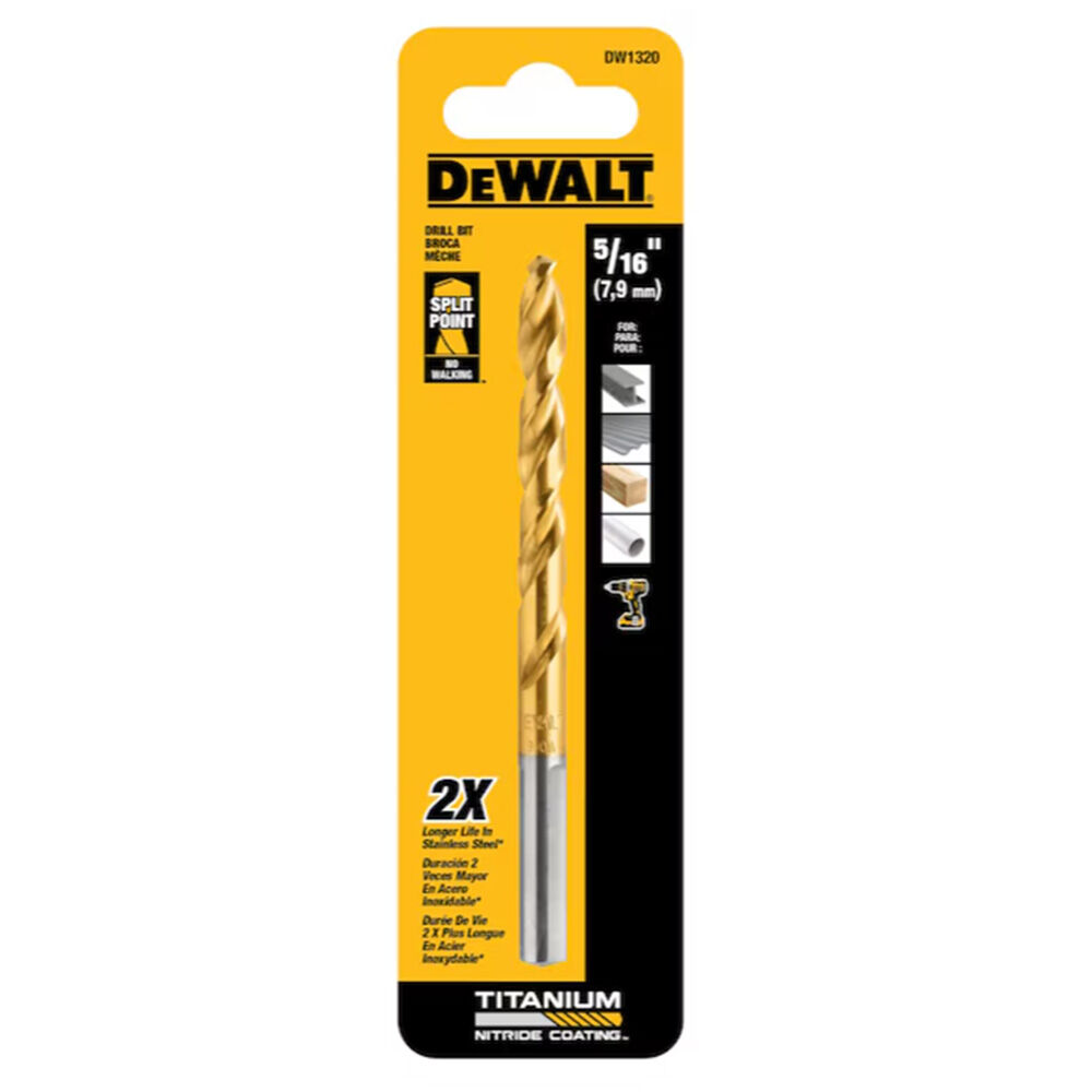 image of 5/16 in Titanium Twist Drill Bit