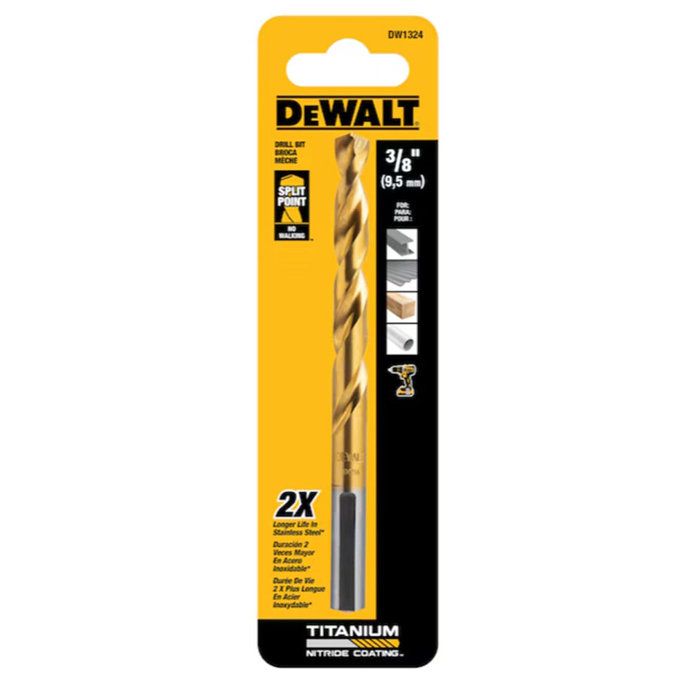 image of 3/8 in Titanium Twist Drill Bit