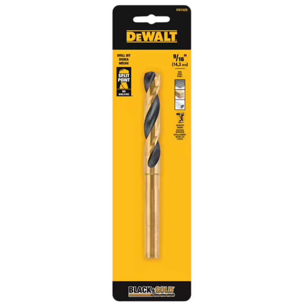 image of 9/16 in Black and Gold Drill Bit