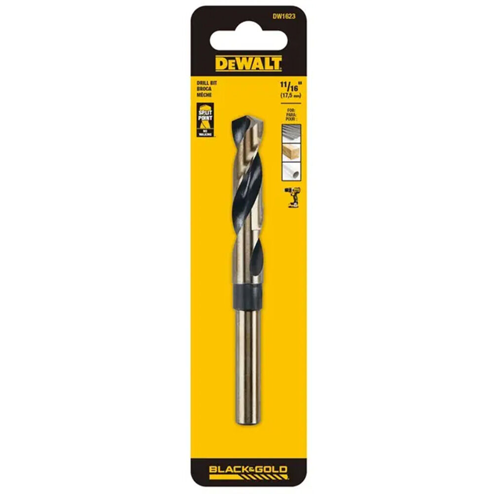 image of 11/16 in Black and Gold Drill Bit