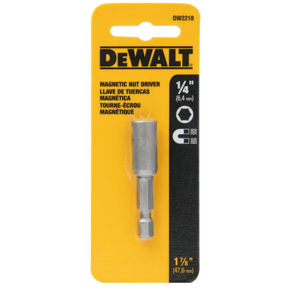 image of 1/4 in x 1 7/8 in Magnetic Nut Driver Bit