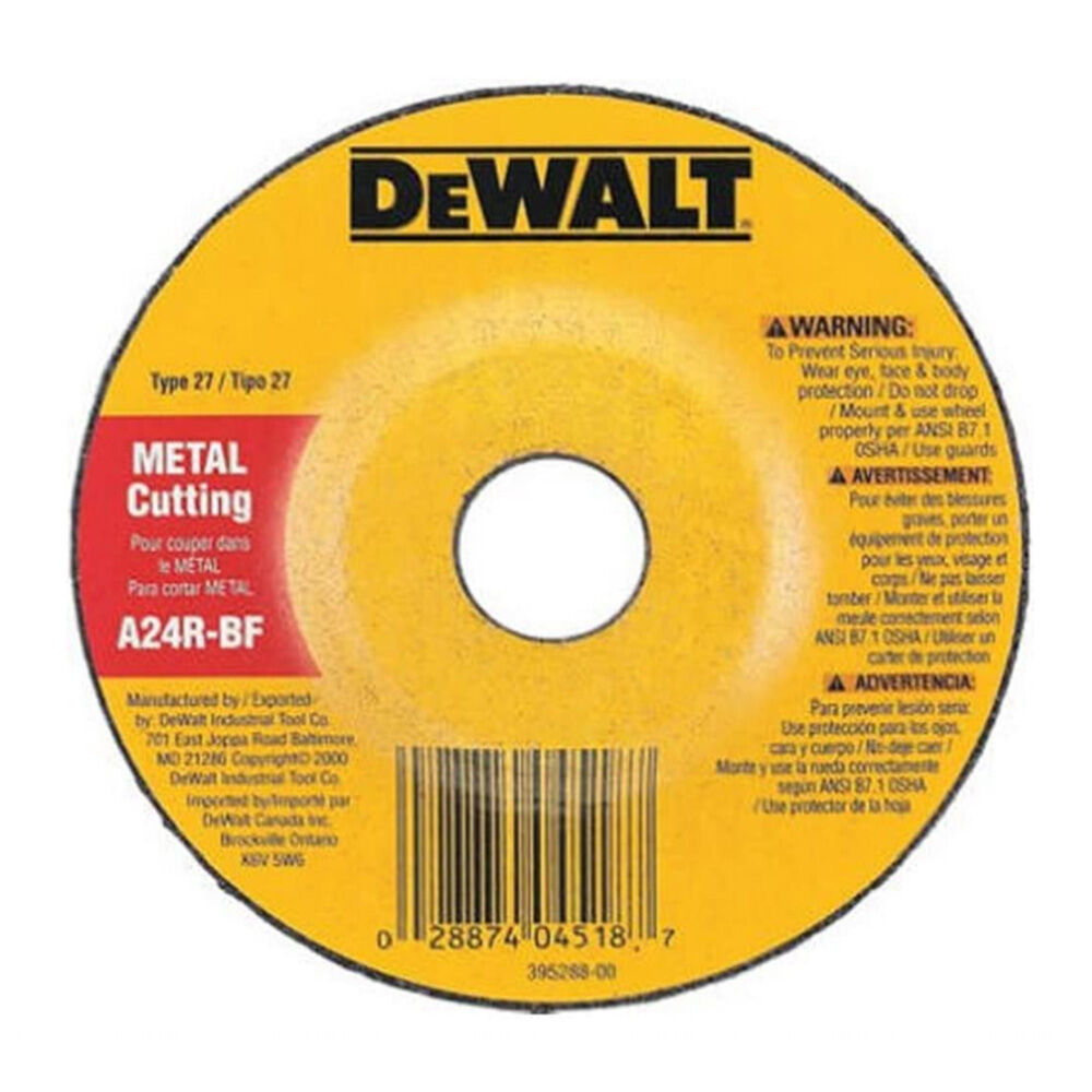 image of 4 1/2 in x 1/8 in x 7/8 in General Purpose Metal Cutting Wheel