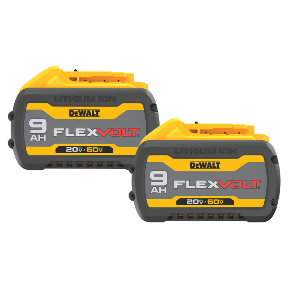 image of FLEXVOLT 20V 60V MAX Lithium-Ion 9 Ah Battery Pack- 2 pc