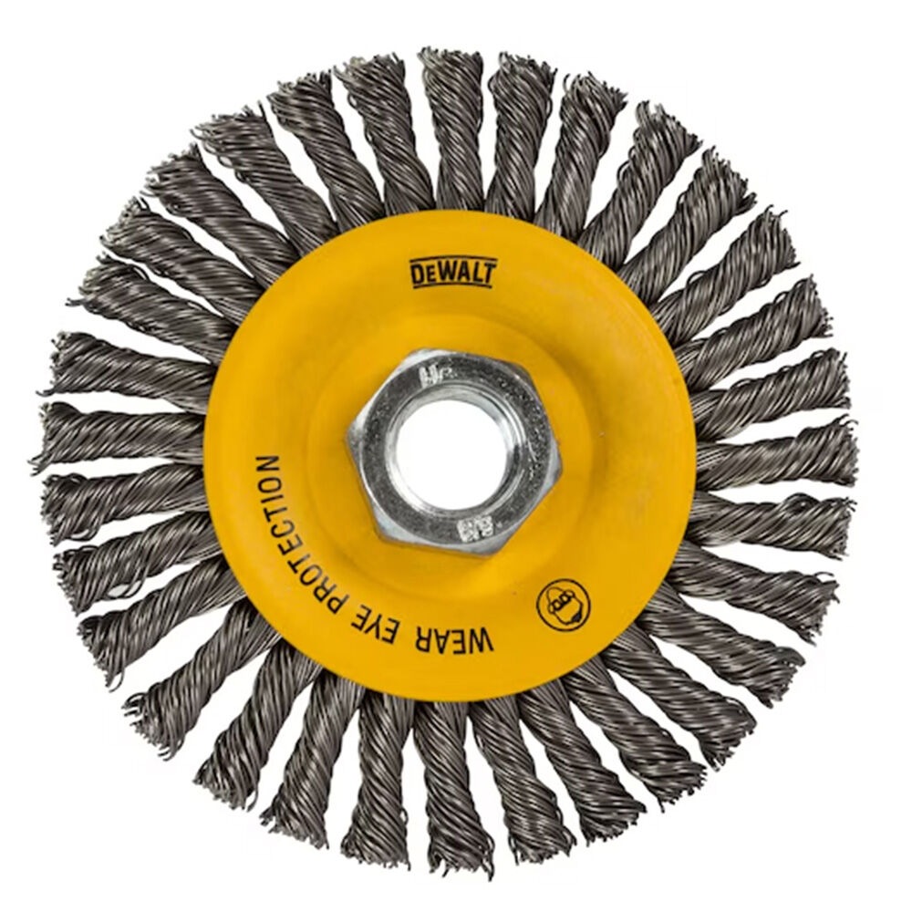 image of 4 in x 5/8 in Stainless Wire Wheel