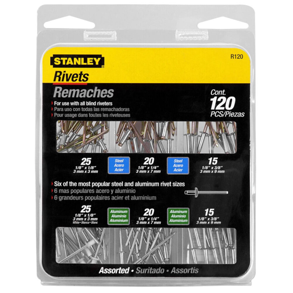 image of Rivet Pack Assortment- 120 pc