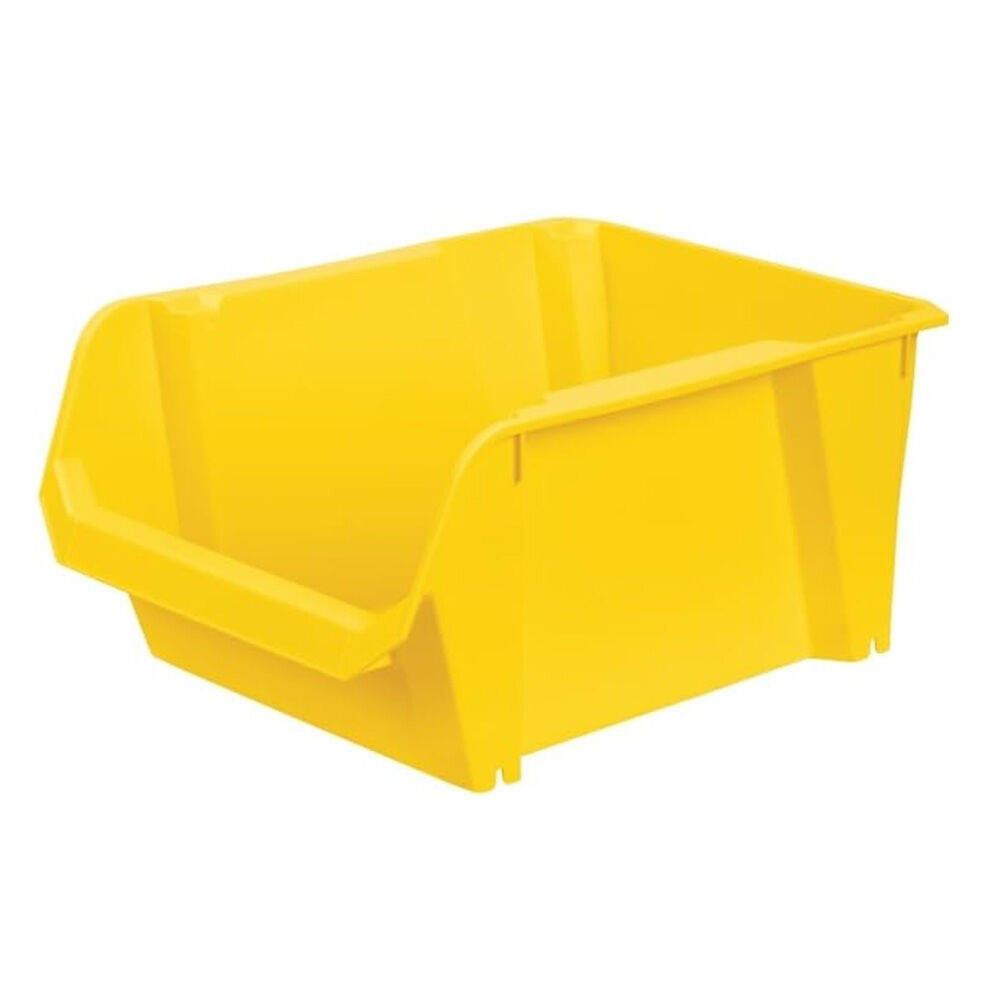image of 13 in Stackable Polypropylene Storage Bin- Yellow