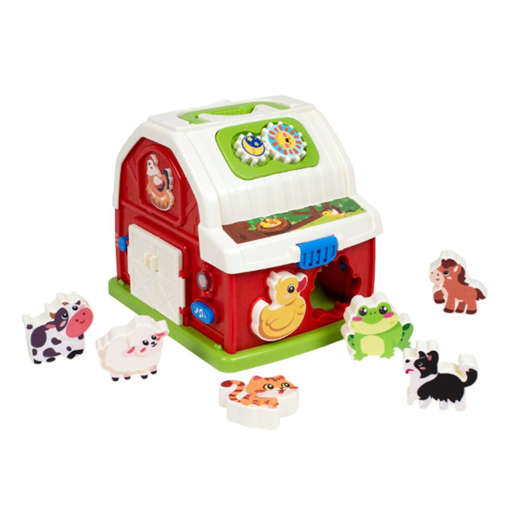 image of Musical Farm Animals Barn Toy