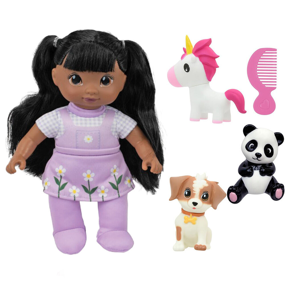 image of Little Sweeties Pet Parade African American Doll Set