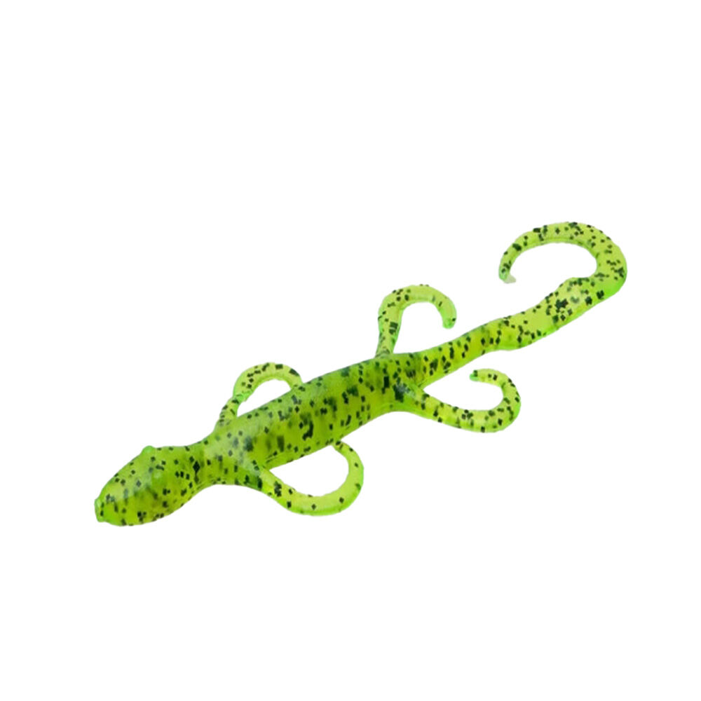 image of 6 in Lizard Fishing Lure, Chartreuse Pepper, 9 pk