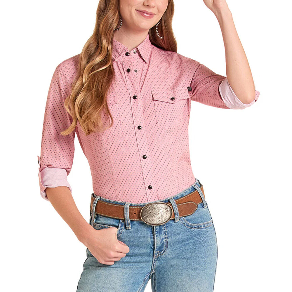 image of Women's TEK Mini Dot Long Sleeve Shirt