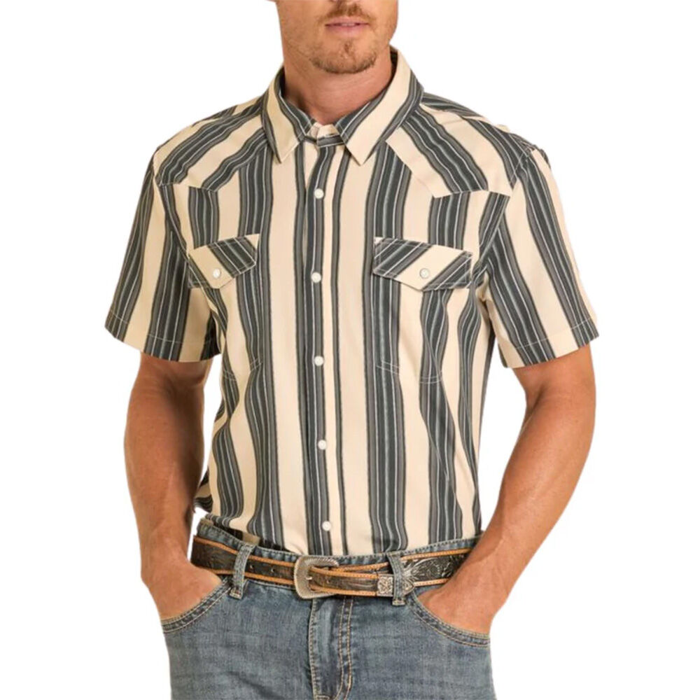 image of Men's Retro Performance Short Sleeve Shirt