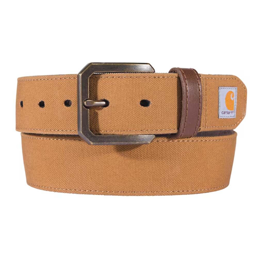 image of Men's Polyester Canvas Belt, Carhartt Brown