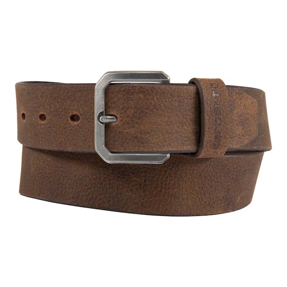 image of Men's Classic Leather Belt, Dark Brown