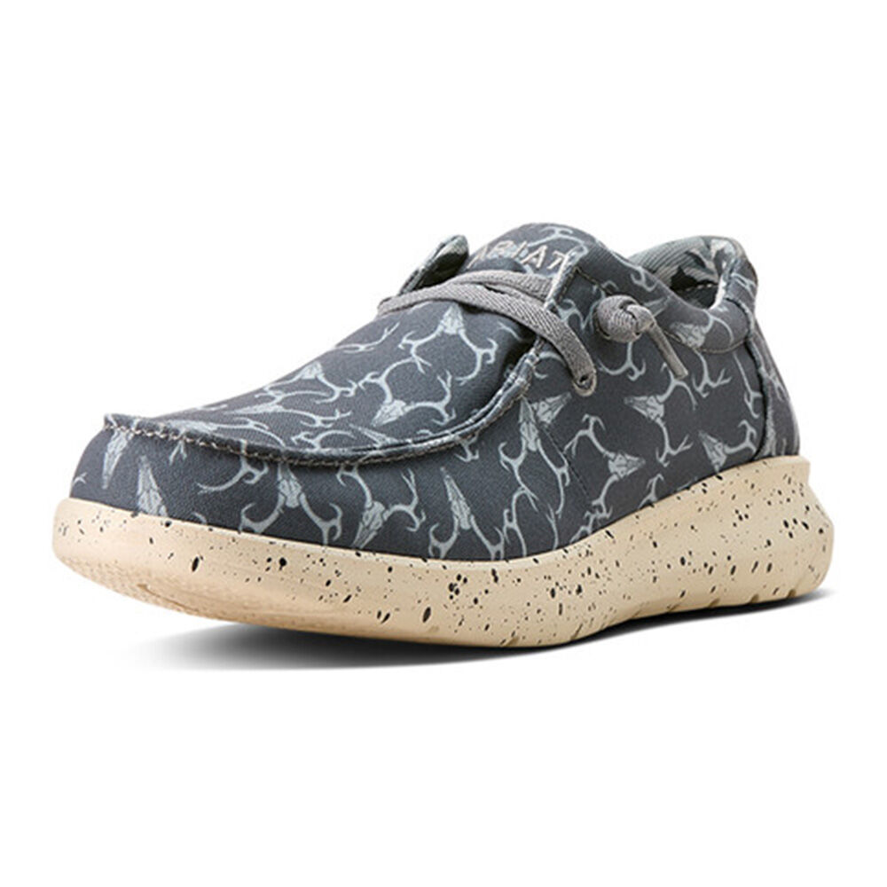 image of Men's Hilo Slip On Shoe, Grey Deerskull