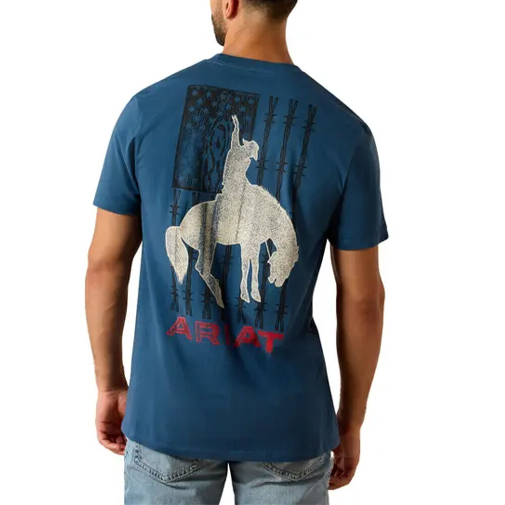 image of Men's Flag Bronco Short Sleeve T-Shirt