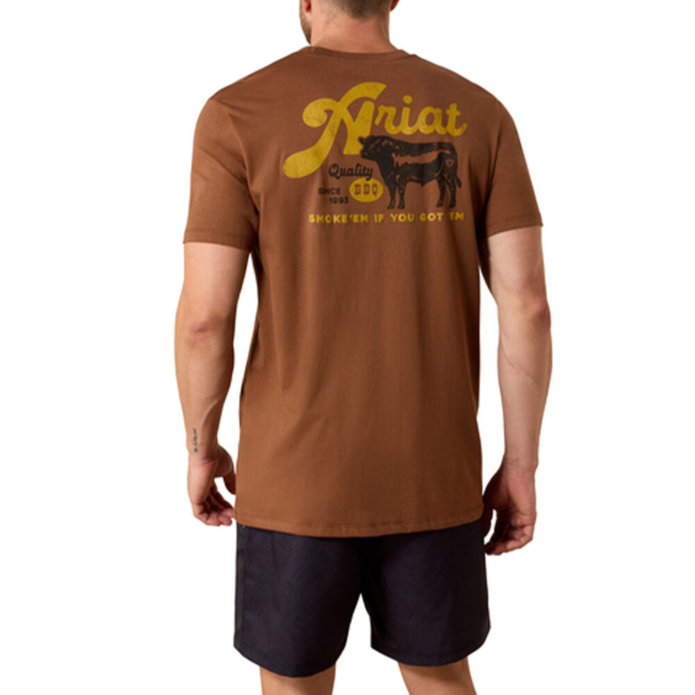 image of Men's BBQ Smoke Short Sleeve T-Shirt