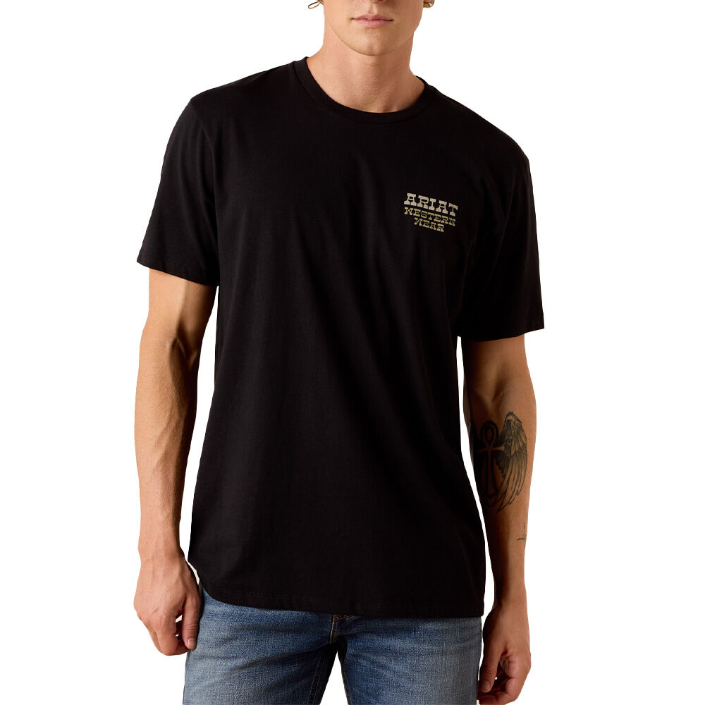 image of Men's Country and Western Lockup Short Sleeve T-Shirt