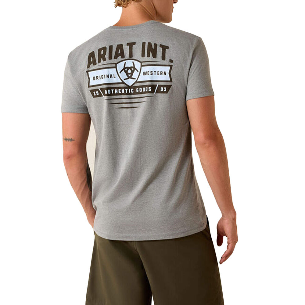 image of Men's Banner Badge Graphic Short Sleeve T-Shirt