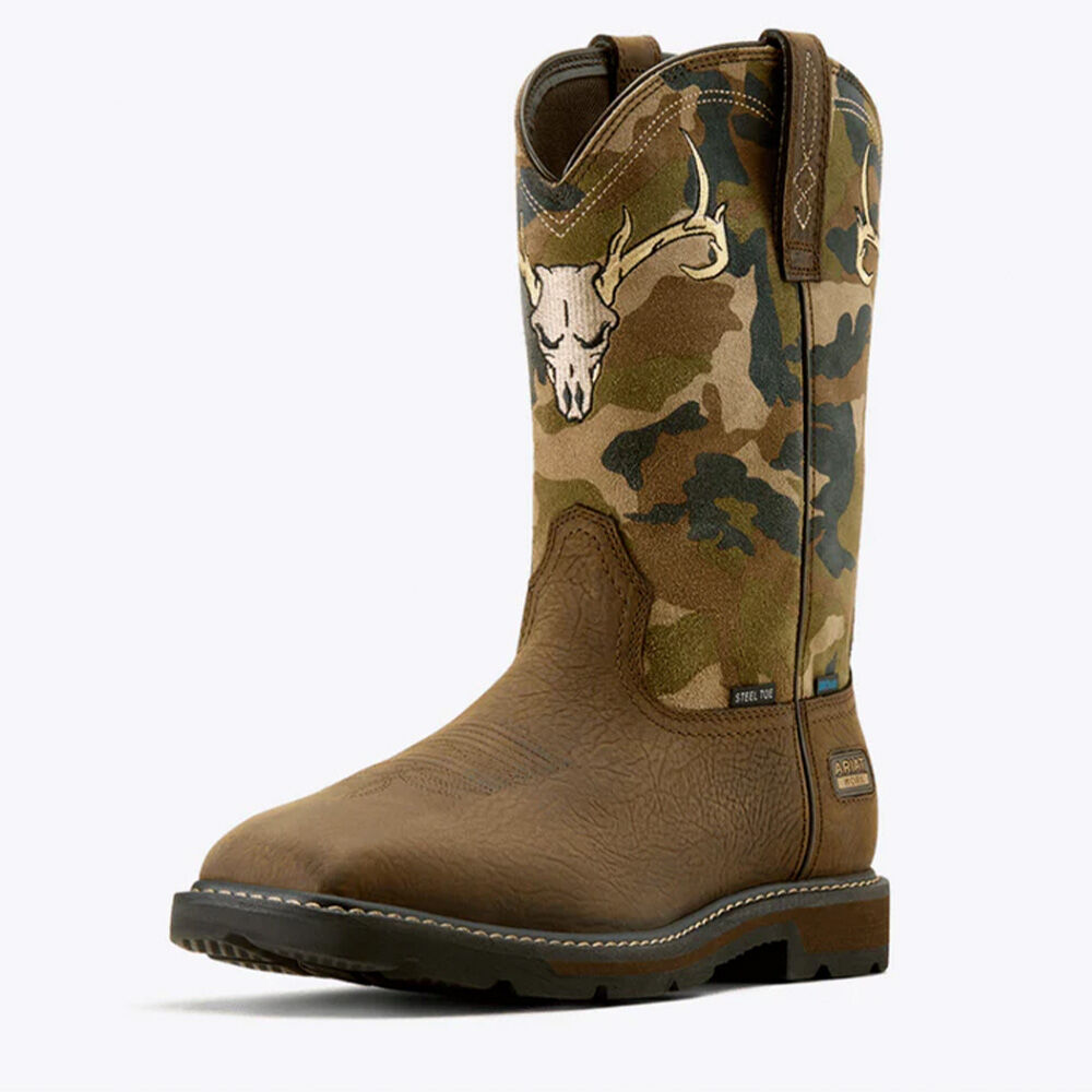 image of Men's Groundbreaker Steel Toe Camo Work Boot