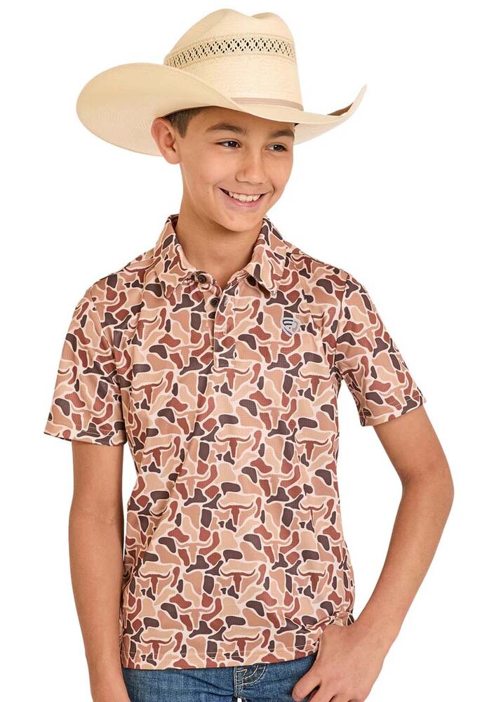 image of Boys' Skull Camo Polo, Camel
Boys' Skull Camo Polo
Boys' Skull Camo Polo
, Camo
