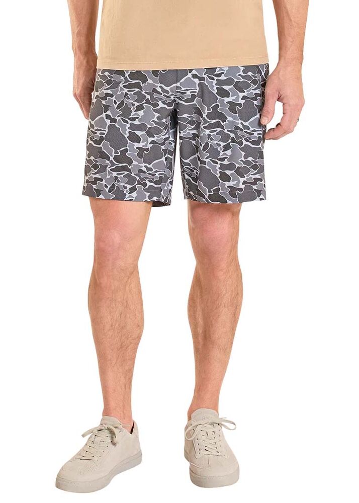image of Men's Camo Print Chino Short, Gray