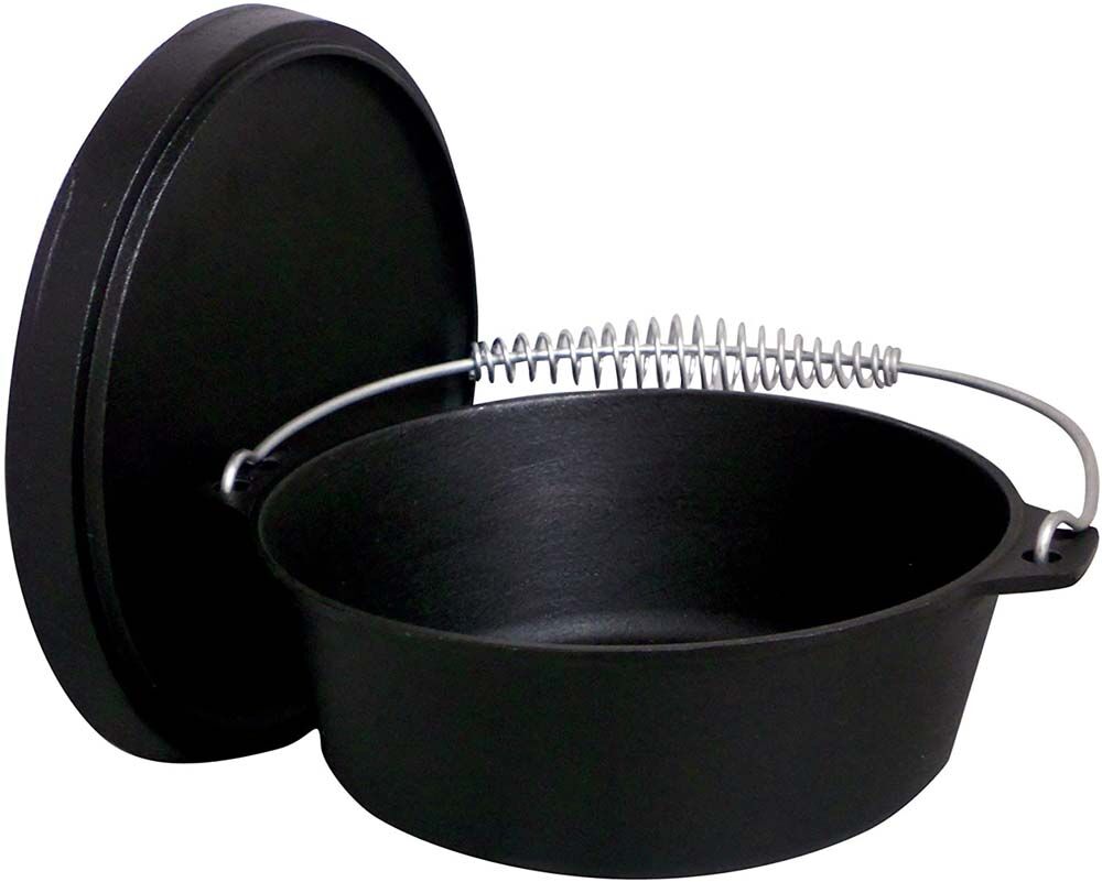 image of Pre-seasoned Cast Iron Dutch Oven, 12 qt