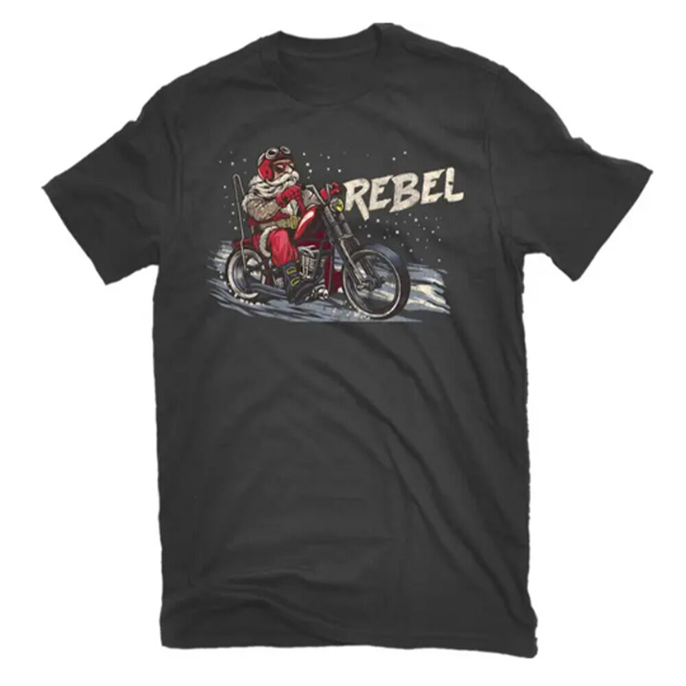 image of Men's Rebel Claus Holiday T-Shirt