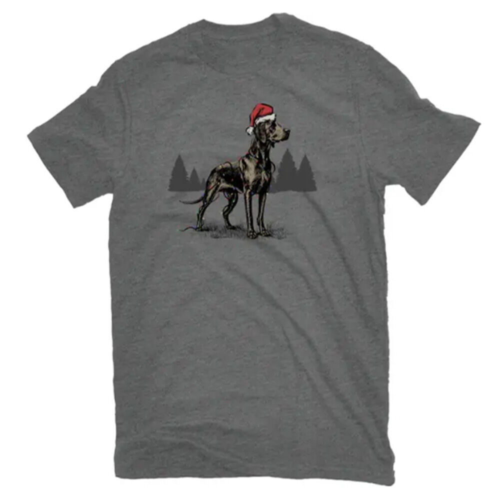 image of Men's Santa Dog Holiday T-Shirt
